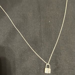 Tiffany & Co. 1837 Mini Lock Necklace